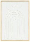 Πίνακας σε καμβά Bobby pakoworld mdf 50x2.6x70εκ