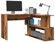 Γραφείο Γωνιακό Παλιό Ξύλο 200,5x50x76 εκ. Επεξεργασμένο Ξύλο