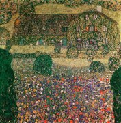 Αναπαραγωγή Country House by the Attersee, c.1914, Gustav Klimt