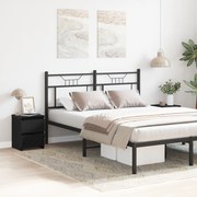 vidaXL Κομοδίνα με Συρτάρια 2 τεμ Μαύρη Δρυς 30x30x40 εκ