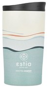 ΘΕΡΜΟΣ TRAVEL MUG SAVE THE AEGEAN 350ml ECOZEN HORIZON ESTIA 01-25618