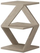 Τραπεζάκι Βοηθητικό Albeni 382NRC1213 29,6x29,6x54,2cm Travertine Beige