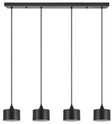 SE21-BL-B10-4BL-MS1 ADEPT PENDANT Black Metal Shade+