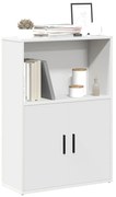 vidaXL Βιβλιοθήκη Λευκή 60x24x85 εκ. από Επεξεργασμένο Ξύλο
