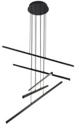 Φωτιστικό Οροφής Ray 4301400 80,5x140cm Led 1829lm 60W 3000K Black Viokef