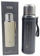 ΑΝΟΞΕΙΔΩΤΟ ΘΕΡΜΟΣ 630ml ΜΑΥΡΟ YIMI-BW-025-YIMI-BW-025
