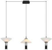 Κρεμαστό Φωτιστικό Οροφής LED 28W IP20 3000K Zambelis-23202-Μαύρο 23202