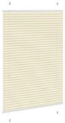 vidaXL Πλισέ περσίδα Κρέμα 85x100 cm Πλάτος υφάσματος 84,4 cm