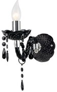 Φωτιστικό Επίτοιχο Aca SF63991B PEGASUS Μαύρο Ματ (Black Mat)