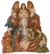 Χριστουγεννιάτικη Φάτνη Polyresin 31,5x12,5x33εκ. iliadis 90706