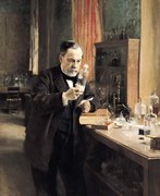 Φωτογραφία Louis Pasteur in his Laboratory, 1885, Edelfelt, Albert Gustaf Aristides