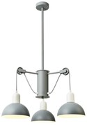 Φωτιστικό Οροφής Τρίφωτο Aca Cezanne EG5793P58G Grey