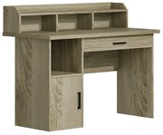 Γραφείο εργασίας Workie pakoworld sonoma mdf 120x60x95.5εκ