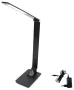 Adeleq Φωτιστικό Γραφείου - Πορτατίφ LED 9.5W 230V Σε 12VDC CCT 420lm Με Ασύρματη Φόρτιση Έως 10W Μαύρο 0-961
