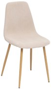 Καρέκλα Τραπεζαρίας (45x51x87) A-S Roka Beige 140488H