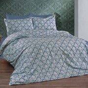 Σεντόνια Υπέρδιπλα (Σετ 220x240) Dimcol Οφηλία 279 Blue