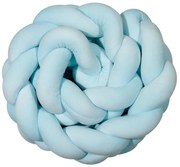 Πάντα Κούνιας Πλεξούδα Polyester 25x200εκ. Relax 6583 Γαλάζια Das Baby