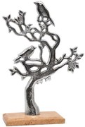 Διακοσμητικό Δέντρο Tree 934-123-004 21x8x32cm Nickel-Natural Ξύλο,Αλουμίνιο