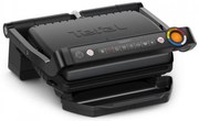 Tefal OptiGrill+ GC717810, 2000W, 6 προγράμματα, Αντικολλητική επίστρωση, Οθόνη αφής, Έξυπνη ψησταριά, Μαύρο