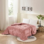 Κουβερτοπάπλωμα Vienna Blush Pink Anna Riska Υπέρδιπλo 220x240cm Πολυέστερ