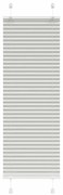 vidaXL Πλισέ περσίδα ανοιχτό γκρι 40x150 cm Πλάτος υφάσματος 39,4 cm