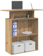 vidaXL Γραφείο υποδοχής 100x40x104 εκ. Επεξεργασμένο Ξύλο