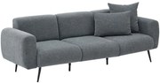 Καναπές Τριθέσιος Side 825BLC2855 235x82x77cm Anthracite