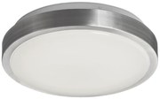 Πλαφόν Οροφής Ø30 cm Led 18w 3000K 1440lm IP44 Iron Αλουμίνιο με σκιάδιο PMMA Viokef Bright 4158900