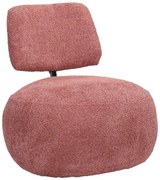 Πολυθρόνα Stonie μπουκλέ ύφασμα σε σάπιο μήλο απόχρωση 67x73x67εκ 67x73x67 εκ.