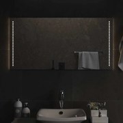 vidaXL Καθρέφτης Μπάνιου με LED 100x50 εκ.