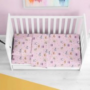 Παπλωματοθήκη Βρεφική Sweet Dreams 550 Pink DimCol 120x160cm 100% Βαμβάκι