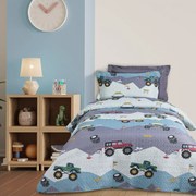 DAS KIDS ΚΟΥΒΕΡΛΙ ΠΑΙΔΙΚΟ 160Χ240 ΜΟΝΟ 4926 GREEN, GREY