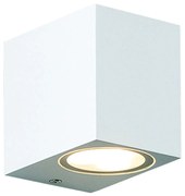 Φωτιστικό Τοίχου - Απλίκα SL8110GU10W 5,8x9,2cm 1xGU10 35W IP65 White Aca Πλαστικό, Γυαλί