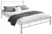 ΚΡΕΒΑΤΙ ΣΙΔΕΡΕΝΙΟ Fylliana Valery ΛΕΥΚΟ ΧΡΩΜΑ 130x210x99εκ (120x200εκ) 826-124-016