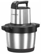 Sokany Πολυκόπτης 1500W με δοχείο 6.5lt SK-YM-7033 ασημί