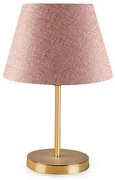 Φωτιστικό επιτραπέζιο Rosenthal Megapap ύφασμα/Pvc/χρώμιο χρώμα ροζ/χρυσό 22x17x37εκ.