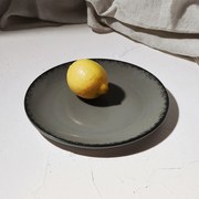 ESTIA ΠΙΑΤΟ ΡΗΧΟ PEARL ΠΟΡΣΕΛΑΝΙΝΟ 21cm GREY