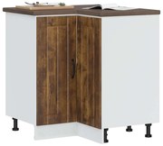 Γωνιακό ντουλάπι βάσης κουζίνας "Lucca" Καπνιστό ξύλο δρυός