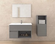 Πάγκος κρεμαστός Drop Sorrento 75-Τσιμέντο