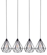 SE148-19-4 MILA PENDANT LAMP BLACK METAL+ HOMELIGHTING 77-4348