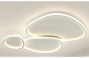 Arlight Πλαφονιέρα LED 85W 4000K 5950 Lumen Με 3 Βότσαλα Λευκή CCC 712-2