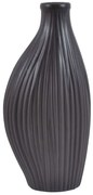 Βάζο Ανάγλυφο 832767 15x10,8x35,5cm Anthracite Ankor Ceramic