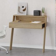 Megapap Γραφείο Εργασίας Cowork Από Μελαμίνη Φυσικό Οξιάς