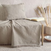 Ριχτάρι Ermis Beige Ρυθμός Διθέσιο 180x240cm Βαμβάκι-Πολυέστερ