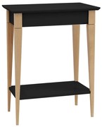 Κονσόλα Mimo S MIMOCSBEBLACK 65x35x74cm Black-Beech Mdf,Ξύλο