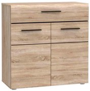 Μπουφές Solo Sonoma 80X34X74 cm TO-SOLOH2D1S Μελαμίνη