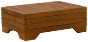 Τραπέζι Otis μασίφ ξύλο οξιάς καρυδί 60x42x35εκ 60x42x35 εκ.