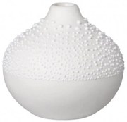 Βάζο Πορσελάνινο Mini Pearly Design 2 RD0014378 7x6,5cm White Raeder Porcelain,Glass