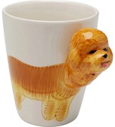 Mug Funny Animal Poodle 11cm - Πολύχρωμο