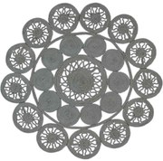 Χαλί Alyssa Silver 2B Carpet Couture 120X120cm Round